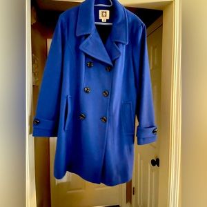 Anne Klein Royal Blue Coat